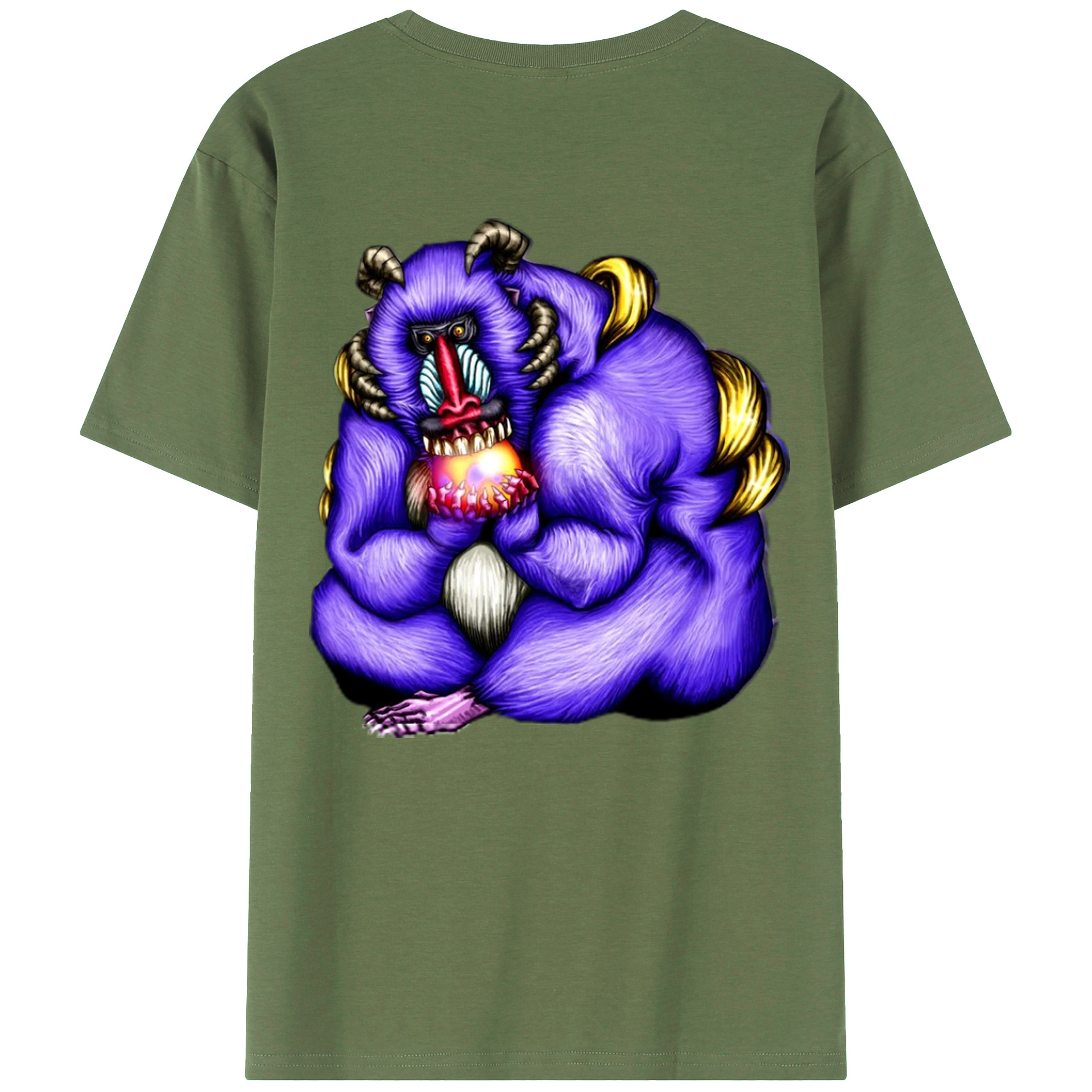 （画像用） 遊☆戯☆王 Yu-Gi-Oh! 綿100％ メンズ半袖Tシャツ（バックプリント） 通気性